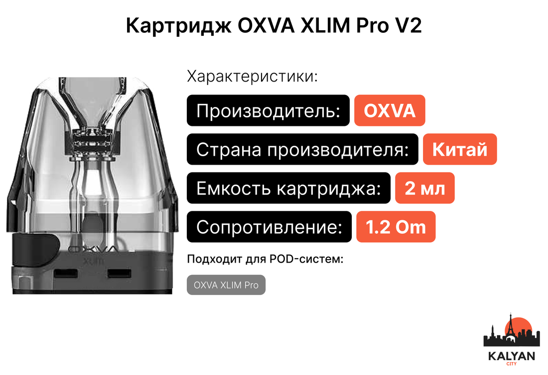 Картридж для OXVA XLIM Pro V2